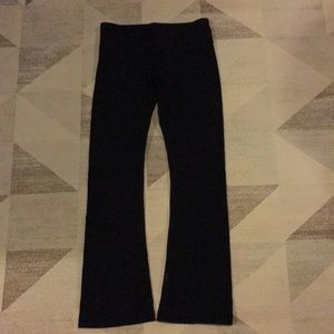 Nancy Rose Black Teaser Workout Yoga Barre Pants